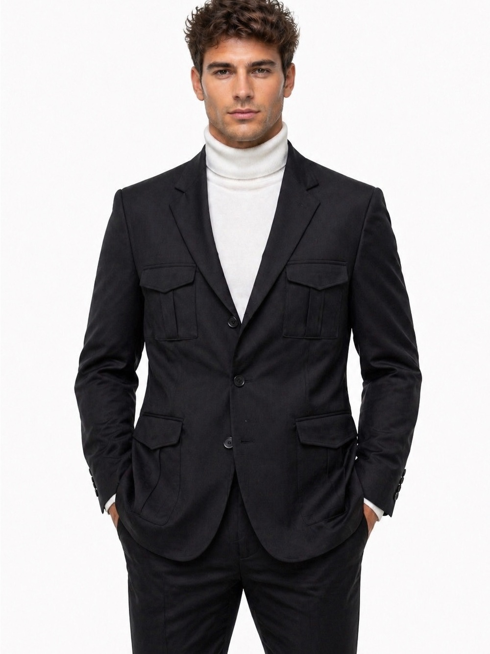 OVS Casual Charcoal Men's Blazer (Italian brand)